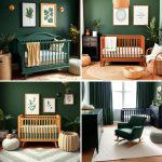 20 Dark Green Nursery Ideas for a Calming Space
