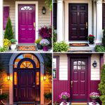 20 Dark Purple Front Door Ideas for a Bold Entrance