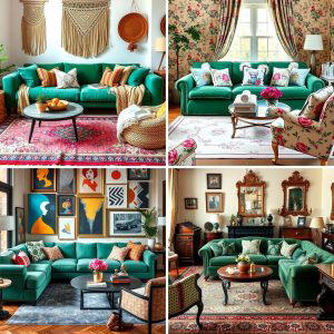 20 Emerald Green Sofa Living Room Ideas for Luxury