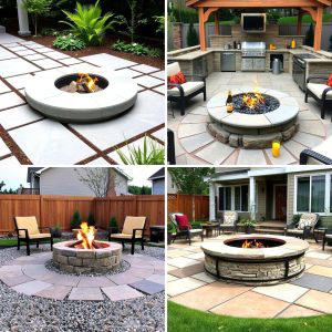 20 Flagstone Fire Pit Ideas for a Cozy Backyard