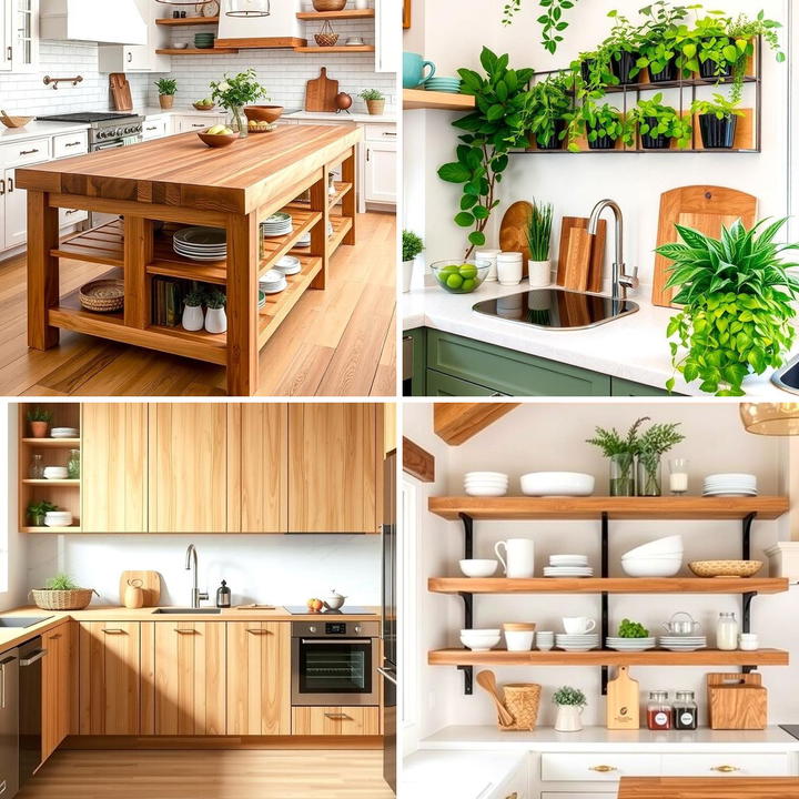 20 Natural Kitchen Design Ideas for a Warm Feel