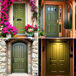20 Olive Green Front Door Ideas for a Bold Statement