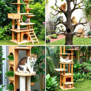 20 Outdoor Cat Tree Ideas for Your Feline Friends