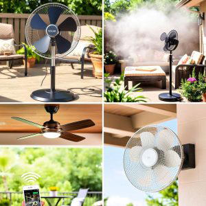 20 Patio Fan Ideas to Keep Your Outdoor Space Cool