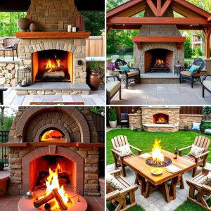 20 Rustic Outdoor Fireplace Ideas for Cozy Evenings