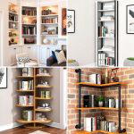 20 Space-Saving Corner Bookshelf Ideas for Your Home