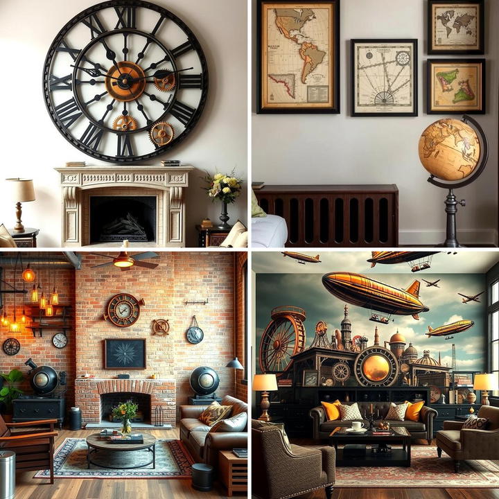 Picture of 20 Steampunk Living Room Ideas for Unique Decor