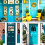 20 Turquoise Front Door Ideas for a Pop of Color