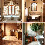 20 Tuscan Bathroom Ideas for a Rustic Retreat