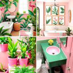 20 Vibrant Pink and Green Bathroom Design Ideas