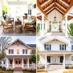 20 White Farmhouse With Wrap-around Porch Ideas