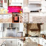 21 Backsplash Ideas for White Cabinets and Granite Counters