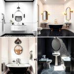 21 Classic Black and White Bathroom Designs for Contrast