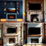 21 Stylish TV Over Fireplace Ideas for Modern Living Rooms