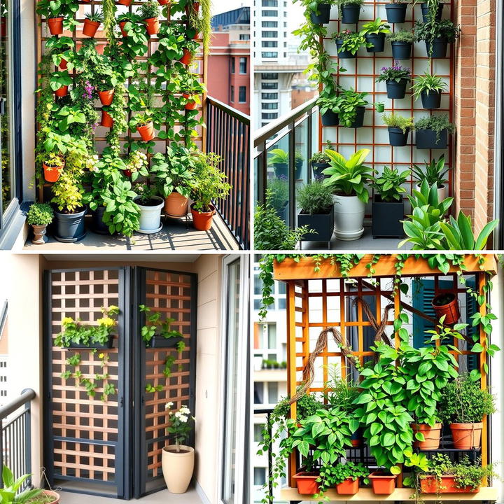 Photo inspiration: Penthouse Balcony Trellis Designs Reference: 21 Balcony Ideas To Turn Your Small Space Into A