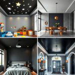 25 Black Ceiling With Grey Walls for a Dramatic Look