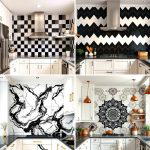 25 Black and White Kitchen Backsplash Ideas