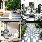 25 Black and White Patio Ideas for a Timeless Look