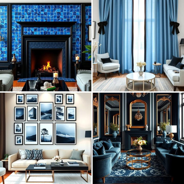 20 Navy Living Room Ideas for a Bold Statement
