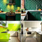 25 Chic Kitchen With Green Backsplash Ideas