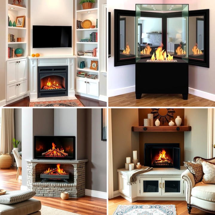 25 Cozy Corner Fireplace Ideas for Your Home