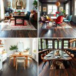 25 Dark Wood Floor Dining Room Ideas for a Classic Look