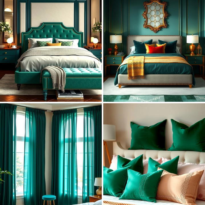 25 Emerald Green Bedroom Ideas for a Luxurious Feel