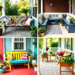 25 Front Porch Bench Ideas for a Welcoming Entrance