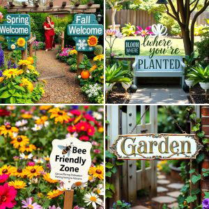 25 Garden Sign Ideas to Personalize Your Outdoor Space