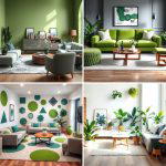 25 Green and Grey Living Room Ideas for Modern Homes