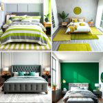 25 Modern Green and Grey Bedroom Design Ideas