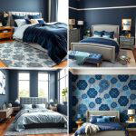 25 Navy Blue and Grey Bedroom Ideas for Modern Style