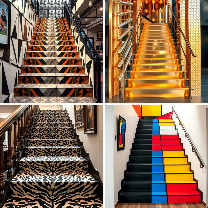25 Painted Stair Ideas to Transform Your Home