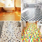 25 Penny Tile Bathroom Floor Ideas for a Unique Look