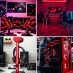 25 Red and Black Gaming Setup Ideas for a Stylish Space