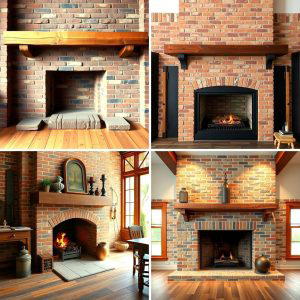 25 Rustic Brick Fireplace Ideas to Warm Up Your Home