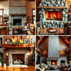 25 Rustic Fireplaces to Warm Up Your Living Space