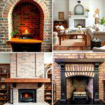 25 Rustic Living Room Ideas with a Brick Fireplace