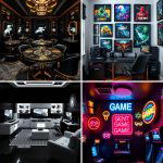 25 Sleek Black Gaming Room Ideas for Gamers