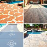 25 Stamped Concrete Pool Deck Ideas for Durability