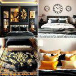 25 Stunning Black and Gold Bedroom Design Ideas