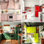 25 Stylish Kitchen With Colored Appliances Ideas