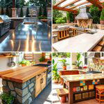 25 Types of Outdoor Kitchen Countertops for Durability