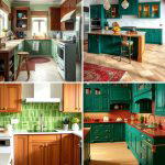 25 Warm Green and Brown Kitchen Design Ideas