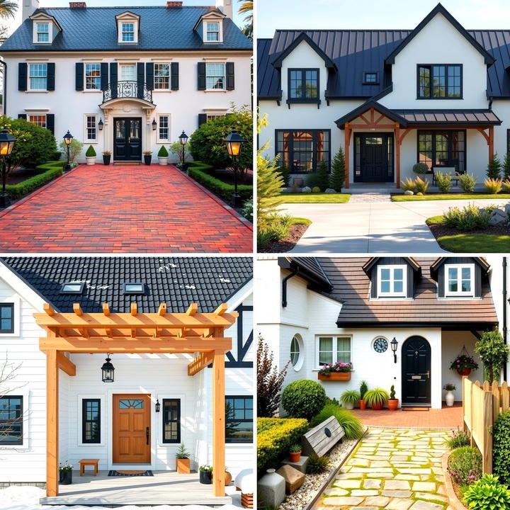 21 Striking Black & White House Exterior Design Concepts