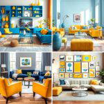 25 Yellow and Blue Living Room Ideas for a Fresh Look