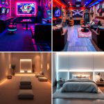 30 Aesthetic Room Ideas With LED Lights for Vibes