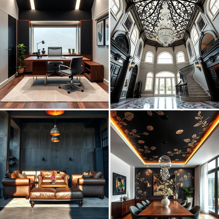 30 Black Ceiling Ideas to Add Depth and Drama Above