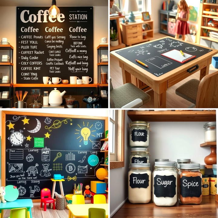 30 Creative Chalkboard Wall Ideas for Functional & Fun Spaces