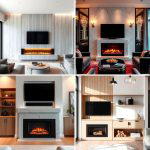 30 Electric Fireplace Ideas With TV Above for Cozy Spaces